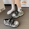 Zapatos Chunky de Papá para Mujer Verano 2026 Malla Transpirable Ligeros Versátiles que Aumentan la Altura Casuales Deportivos para Exteriores Correr