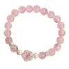 Pulseira Estrela de Cristal Rosa Imitação para Mulheres, Luxo Acessível Joias de Nicho de Alta Qualidade Nova Pulseira 2025 Presente de Aniversário para Melhor Amiga