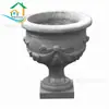 Fabricantes de origen suministran maceta de flor de encaje de cemento Maceta GRC para patio de villa Maceta de arenisca artificial Maceta europea