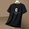 Camiseta de Verano de Seda Helada de Manga Corta de Corte Holgado de Fabricante Original, Versátil para Deportes, de Alta Venta