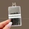 Pinza de Acero Negra en Forma de U para Mujeres, Pasador para Flequillo Lateral, Pinza de Pelo Simple para Fijar Cabello Suelto en la Parte Posterior de la Cabeza, Accesorio para el Cabello de Pasador
