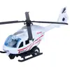 Helicóptero dealeación de retroceso Adornos de escritorio para niños Modelo de avión de aleación Helicóptero de aleación de retroceso Modelo de avión