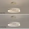 [Wow] Lámpara de araña para dormitorio principal Normcore Lujo accesible Estudio simple Diseño de lámpara de araña redonda Luz principal LED moderna para dormitorio