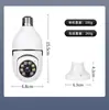 Lâmpada de Vigilância Sem Fio Wifi de Alta Definição 1080P com Visão Noturna para Uso Externo e Interno - Produto Mais Vendido em Fronteiras, com Aplicativo
