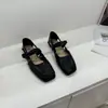 Sandálias Mary Jane de Solado Macio para Mulheres, Sapatilhas com Recortes Rasos Verão 2026, Sapatos da Moda Estilo Francês