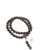 Pulseras Naturales de Hierbas Chinas al por Mayor desde la Fábrica de Origen, Cuentas de Incienso Hechas a Mano, Pulseras Versátiles Retro de Estilo Chino Nuevo