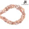 Jinghui Accesorios para joyería DIY Pulsera Cuentas sueltas Piedra solar natural con forma 6*8mm Hecho a mano Irregular Productos semiacabados