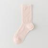Calcetines de media caña para primavera y verano, calcetines de confinamiento de seda de morera para niños, calcetines sin costuras desodorantes transpirables de color sólido, calcetines apilados para mujer