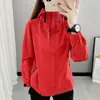 Conjunto de Duas Peças de Jaquetas Femininas Outono Tendência 2022, Destacável, Popular no Tiktok, Adequado para Uso ao Ar Livre, Três em Um