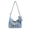 Bolsa Casual Retro Grande Capacidade Estilo Coreano 2025 Nova Bolsa de Ombro Transversal Texturizada de Grande Capacidade Bolsa Tote para o Dia a Dia
