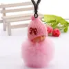 Llavero de Muñeca Durmiente Linda de Imitación de Piel de Conejo Rex Hecha por el Fabricante Colgante de Bola de Pelo para Bolso de Bebé Niña Durmiente Linda Regalo