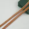 Acabamento Colorido em Couro PU com Inlay Central para Roupas, Têxteis Domésticos, Almofadas de Sofá, Malas, Bordas Decorativas e Tiras de Couro