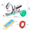 Monopolio Transfronterizo Soporta DIY Máquina Eficiente para Atar Ramas Herramientas de Injerto 10 Correas y Clavos Combinación Empaque de Plástico Empaque Opcional