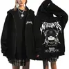 Sudadera con capucha y cremallera estampada Bad Rap Stray Kids Evil Peripheral Harajuku Holgada Lote