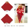 Casamento do Dia Nacional Caractere Dupla Felicidade Estilo Chinês Balde Abraço Montagem Rápida Vermelho Festivo Bouquet Modelagem Papel Flor Papel de Presente Atacado
