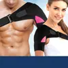 Tela OK pura puede añadir bolsa de hielo hombrera deportiva hombrera transpirable hombrera ajustable esguince fractura hombrera izquierda y derecha