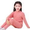 Ropa Infantil de Otoño e Invierno Ropa Infantil Camiseta Base con Forro Polar Ropa Interior de Cachemira Gruesa y Cálida para Jóvenes Traje de Ropa para el Hogar