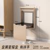 Taburete Plegable Antiguo de Punto Temprano para Cambiarse los Zapatos Montado en la Pared con Reposabrazos Taburete Invisible para Usar al Entrar Taburete Plegable de Pared para Baño