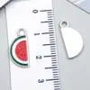 Aceite de Fruta K Blanca Transfronterizo Aleación con Goteo Fresa Plátano Cereza Accesorios para Joyería DIY Llavero Pulsera Collar Colgante