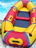 Bote de Rafting, Bote de Goma, Bote de Pesca Engrosado, Bote de Asalto Resistente al Desgaste con Fondo Duro, Bote Inflable con Cojín de Aire, Kayak Inflable Salvavidas para Zonas Escénicas