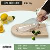 Pala Grande de Plástico Transparente Engrosada PC Pala para Hielo Pala para Harina Fruta Seca Cereal Hogar Supermercado Pala para Comida Comida para Perros