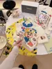 Camiseta de Manga Corta de Algodón Puro para Niños Verano Nuevo Estilo Estilo Coreano Dibujos Animados Muñeco Estéreo Top para Bebé Corte Holgado para Niños y Niñas
