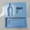 Fabricante Personalizado Caixa de Embalagem com Bandeja Interna Blister de PVC Caixa Blister Ps Revestido com Flocking Caixa Plástica para Cosméticos Concha Blister Presente Publicitário