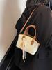 Bolso Pequeño de Textura de Alta Gama Transfronterizo para Mujer 2025 Nueva Moda Bolso de Cubo Portátil en Relieve Combinable para Viaje
