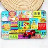 Serie YunnanAtracciones Culturales y Creativas ÚnicasXishuangbannaCiudad TurísticaSouvenirImanes de Refrigerador de Madera