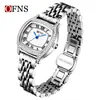 Reloj Explosiones Transfronterizas Nuevo de O'Fannie con Diamantes Escala Romana Reloj de Cuarzo para Mujer Reloj Impermeable para Mujer