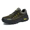 Sapatos masculinos atacado transfronteiriço sapatos de caminhada ao ar livre esportivos masculinos antiderrapantes sapatos de trabalho resistentes ao desgaste de sola grossa que aumentam a altura casuais masculinos