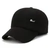 Sombrero de cuero para personas de mediana edad y mayores, gorra de invierno para hombre, gorra de béisbol con visera antigua, forro polar cálido y protección para los oídos para papá y abuelo.