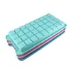 Charola para Hielo de 36 Compartimentos con Tapa del Fabricante Molde para Cubitos de Hielo Caja de Hielo Casera Molde de Silicona Cuadrado para Hielo Suplemento Alimenticio Molde para Hielo Molde de Hielo Paleta de Hielo