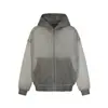 Sudadera con capucha y cremallera estilo Páramo Nuevo Oso Mágico Lavada al Agua Desgastada Dobladillo Crudo Chaqueta Ropa Urbana Americana Sudadera Pesada