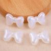 Coreano Gelatina Crema Lazo Agujero Recto Acrílico Cuentas Sueltas DIY Pulsera Hecha a Mano Collar de Cuentas Accesorios de Joyería