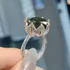 Anillo, Colgante y Pendientes Vintage Italianos Chapados en Oro con Imitación de Citrino Natural y Collar de Dos Tonos Oro con Piedra Aguamarina para Mujer