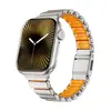 Adecuado para correa Apple iWatch, acero inoxidable delgado cintura Norman hebilla magnética correa de reloj AppleWatch/S11