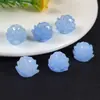 Cuentas de ábaco con brillo dorado, cuentas planas, cuentas trapezoidales de loto, colgantes de material de resina, pulsera y collar DIY al por mayor