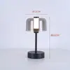 Lámpara Decorativa de Toque Creativo Estilo Celebridad de Internet Camping Candelabro Portátil Recargable Atenuación Continua de Tres Colores Luz Nocturna de Ambiente