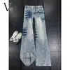 Calça Jeans Masculina 2026 Novo Estilo Lavada Americana Reta High Street Tendência Retrô Versátil Casual Solta Longa