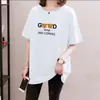 Nova Camiseta de Manga Curta para Mulheres 2026, Verão, Caimento Solto, Comprimento Médio, Tamanho Grande, Rejuvenescedora, Esconde a Barriga, Top Emagrecedor