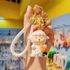 Chaveiro de ovelha com rabanete de desenho animado novo feminino fofo moda requintado boneca de resina chaveiro de carro enfeites de mochila