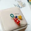 Ágata Natural Jade Cuentas Sueltas Jade Esmaltado Calabaza Pequeña Pulsera Tejida a Mano DIY Colgante para Joyería Accesorios