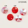 Cuentas de cristal de Austria en forma de OVNI, colgante pequeño para pulsera DIY, accesorios para collar 6200(6428) multicolor 6mm