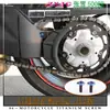 Tornillos de aleación de titanio para motocicleta Zxjc Zhang Xue 500 Rr, Tornillos modificados, Titanio quemado dorado, Negro caramelo