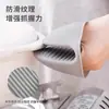 Guantes aislantes térmicos para horno microondas, guantes de horno de alta temperatura, utensilios de cocina de silicona anti-escaldaduras, pinzas para la mano para cazuela, utensilios para hornear