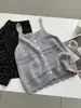 Camisole de Malha Vazada em Camadas Fashion e Única para Mulheres, Top Juvenil em Mistura de Lã Estilo Coreano Outono 2026
