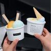 Celebridade da Internet Copo de Papel para Sorvete Gelato Tampa de Papel Tigela para Bola de Sorvete Tigela Pequena para Sorvete Iogurte Impressão Comercial Logo