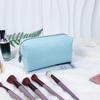 Bolsa de maquillaje de seersucker de venta caliente transfronteriza, bolso de mano indio, bolsa de aseo de gran capacidad, bolsa de almacenamiento de viaje a rayas bordada