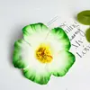 Pasador de Flor de Hibisco Colorido Degradado Estilo Vacaciones en la Playa para Mujeres, Pinza para el Cabello Accesorios para el Cabello con Atmósfera para Fotos de Viaje para Mujeres
